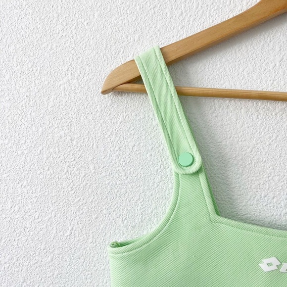 Zara x Lotto Limited Edition Capsule Collection Green Mini Dress 💚 NWT S… - Picture 9 of 11